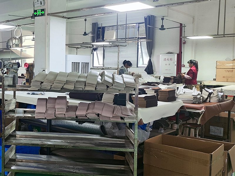 Bag material inspection process in factory before production